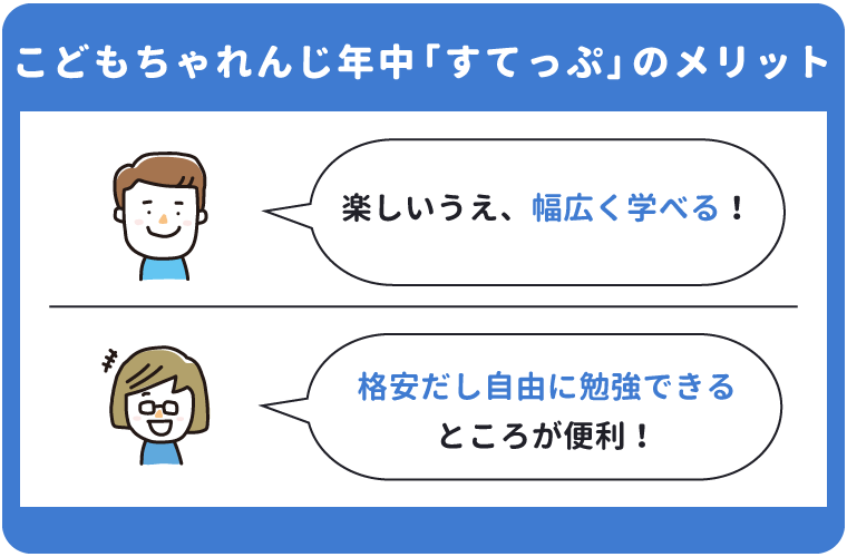 こどもちゃれんじ年中のメリット