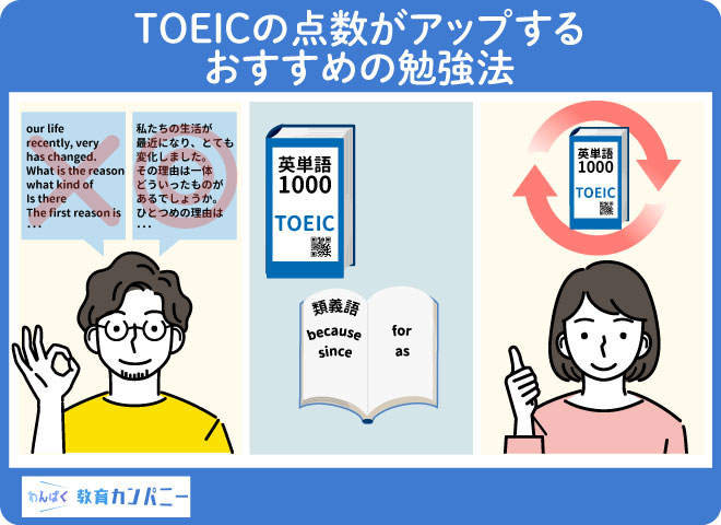 TOEICの点数がアップするおすすめの勉強法